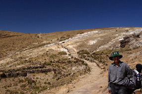 Sentier Inca sur l'ile du soleil - Lac Titicaca