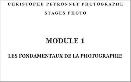 Stage photo Module 1