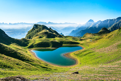 Le lac du Montagnon en vallée d'Ossau Pyrénées