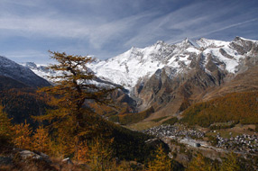 Région de Saas-Fee dans les Alpes Valaisannes - Suisse
