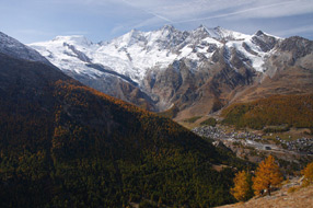 Région de Saas-Fee dans les Alpes Valaisannes - Suisse