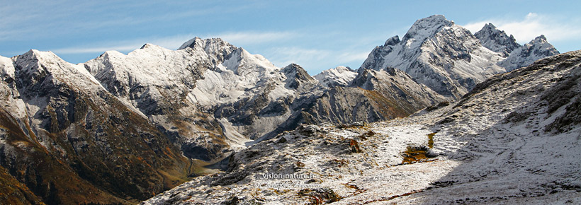 premières neiges en Ossau et sur le Lurien