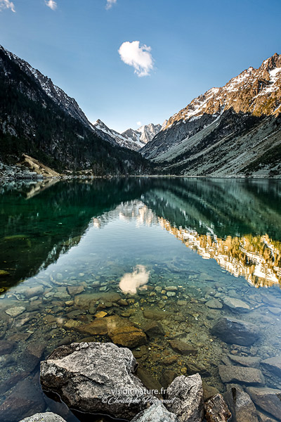 Le lac de Gaube, au dessus du Pont d'Espagne à Cauterets