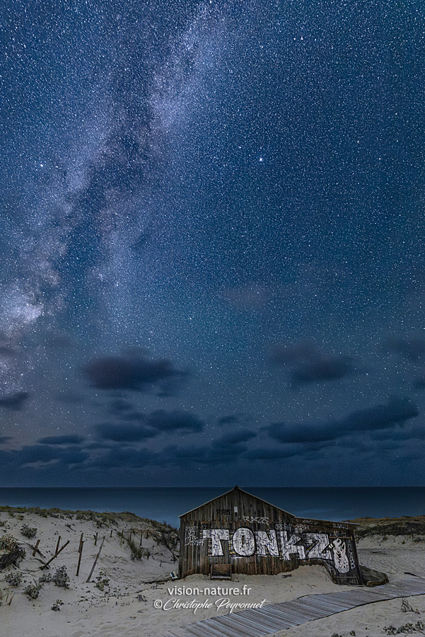 voie lactée au cap de l'Homy