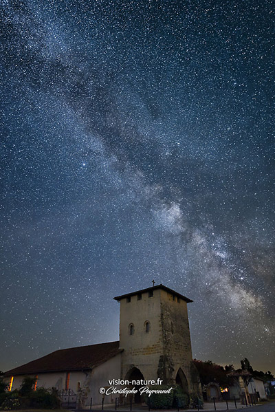 Une nuit au village de Vicq d'Auribat en Chalosse