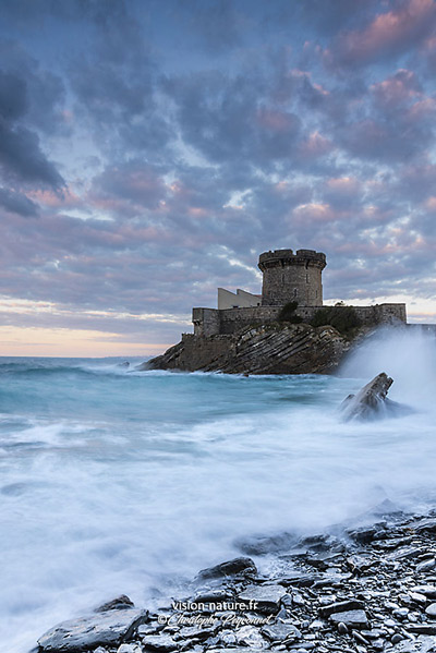 Cliquer pour agrandir la photo Cote basque depuis le fort de Socoa