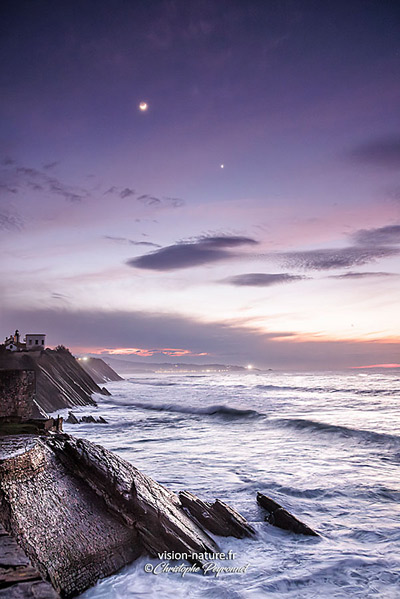 Cliquer pour agrandir la photo Cote basque depuis le fort de Socoa