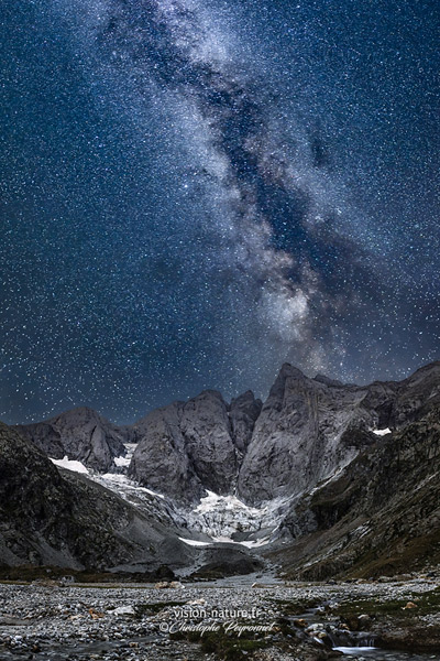 Voie lactée sur le massif du Vignemale