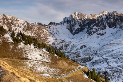 Le col du Tourmalet aux premières neige
