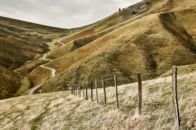 Paysages de la Haute-Soule au Pays Basque, à l'automne